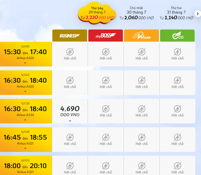 Cháy vé máy bay chặng TP.HCM - Hà Nội 2 ngày cuối tuần vì Black Pink, giá tăng chóng mặt-3