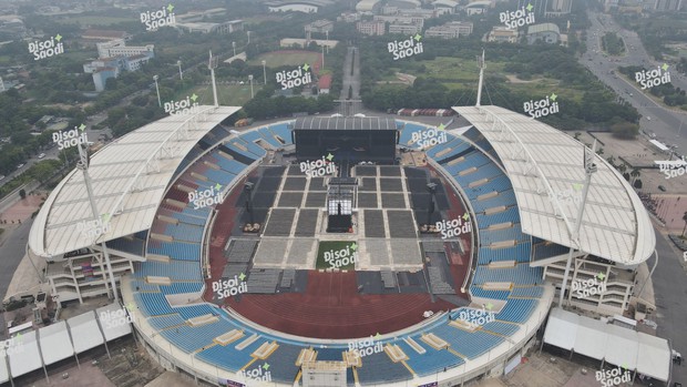 Sân khấu Born Pink Hà Nội trước giờ G: Các khu vực xếp ghế ngay ngắn, tất cả đã sẵn sàng chờ màn-2