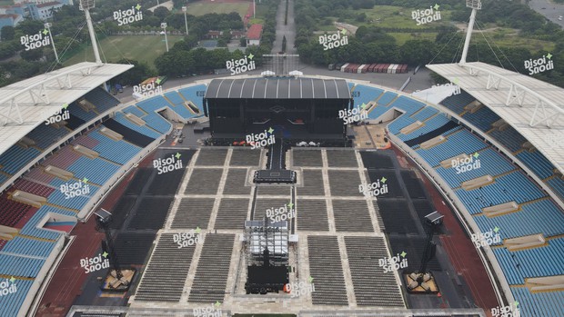 Sân khấu Born Pink Hà Nội trước giờ G: Các khu vực xếp ghế ngay ngắn, tất cả đã sẵn sàng chờ màn-4