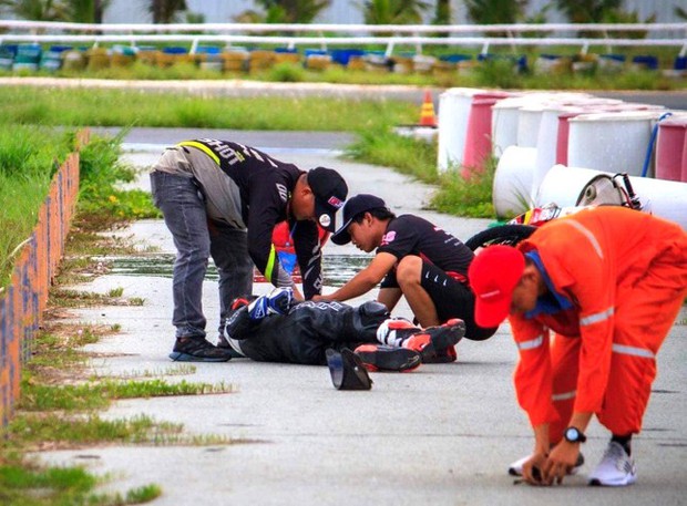 Nữ tay đua chấn thương sọ não tại trường đua Đại Nam-1