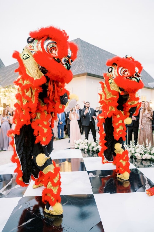 Hôn lễ truyền thống cùng màn múa lân đặc biệt của nàng dâu Việt trên đất Mỹ-4