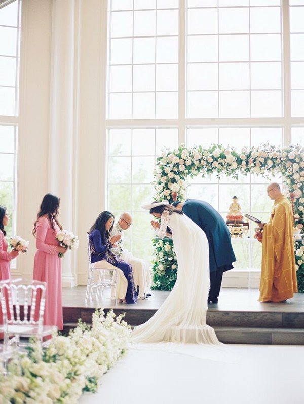 Hôn lễ truyền thống cùng màn múa lân đặc biệt của nàng dâu Việt trên đất Mỹ-9