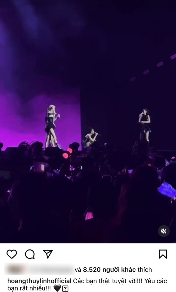 Hoàng Thuỳ Linh đứng ngồi không yên sau khi BLACKPINK gây bão vì nhảy See Tình trong siêu concert-2