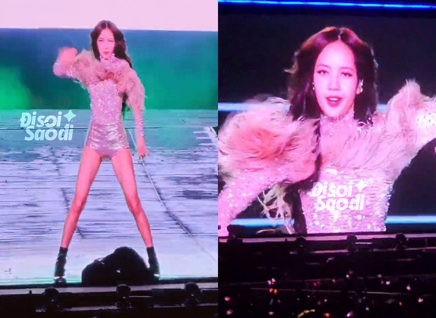 Rầm rộ clip Lisa bật tắt chế độ biểu diễn và tính cách thật ngoài đời ngay trên sân khấu BLACKPINK Hà Nội đêm 2-1