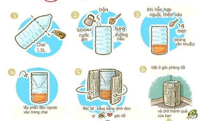 Khỏi cần mua đèn bắt muỗi, vì có cách đơn giản làm bẫy bắt muỗi tại nhà bằng chính những nguyên liệu trong căn bếp-2