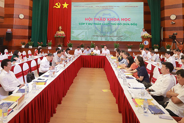 Hội thảo Góp ý Dự thảo Luật Thủ đô (sửa đổi): Ghi nhận nhiều ý kiến tâm huyết, trí tuệ, trách nhiệm-1