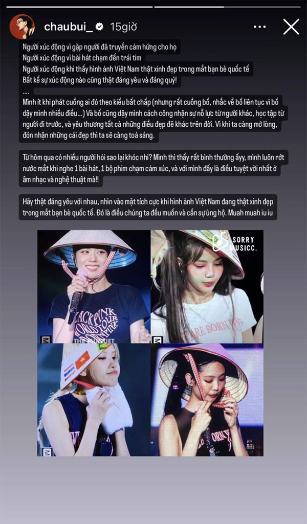 1 sao Việt lên tiếng sau tranh cãi vì bật khóc nức nở khi xem concert BLACKPINK Hà Nội-3