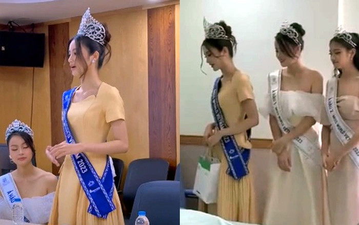 Hoa hậu trang điểm lộng lẫy, đội vương miện đi thăm bệnh nhân sao mà lố quá-1