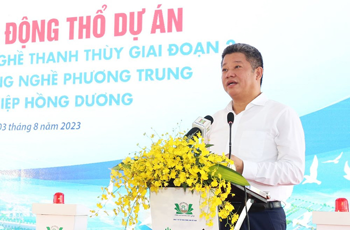 Bí thư Thành ủy Đinh Tiến Dũng dự lễ khởi công 3 cụm công nghiệp tại Thanh Oai-3