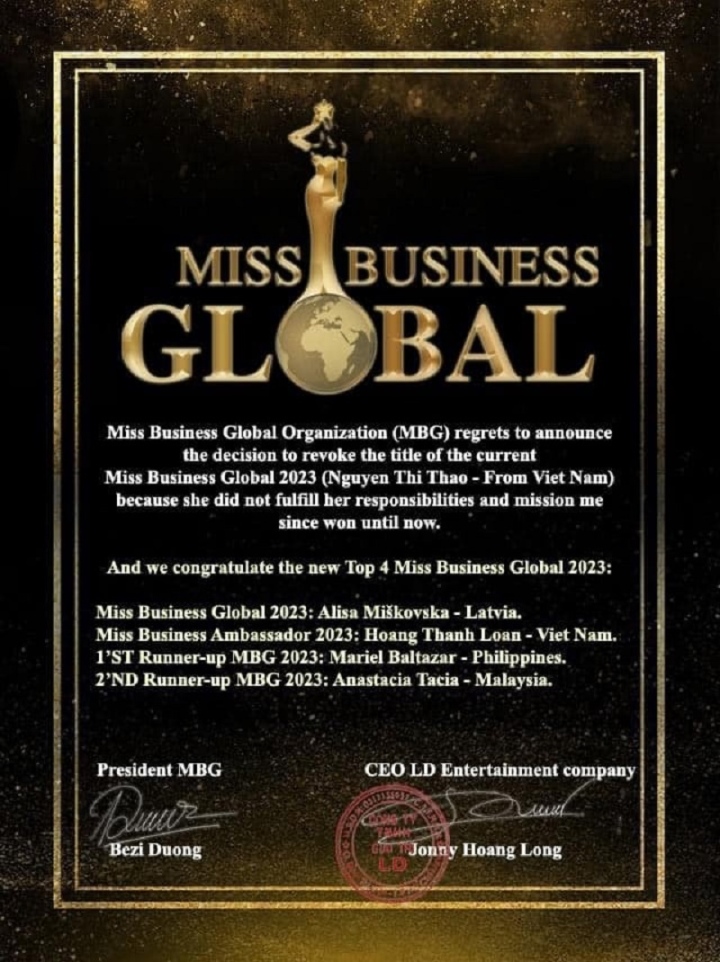 Một Hoa hậu quê Bình Định bị tước vương miện vì không hoàn thành nhiệm vụ-3