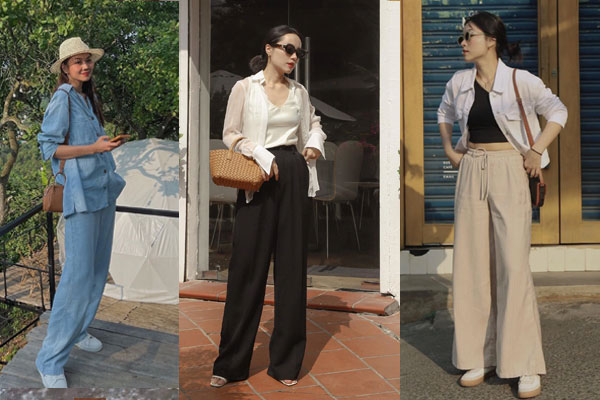 10 cách diện quần ống rộng đơn giản mà chuẩn sành điệu của sao Hàn-11