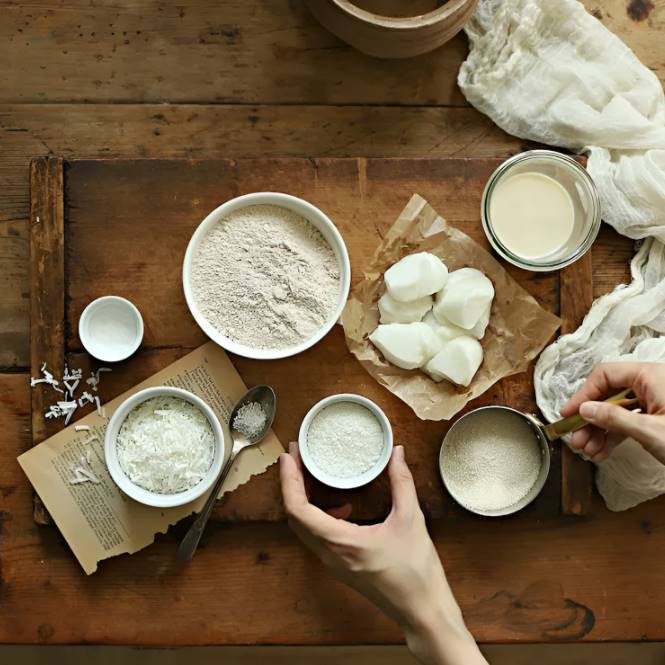 Mách bạn cách làm món bánh dừa nướng béo ngậy, thơm phức-1