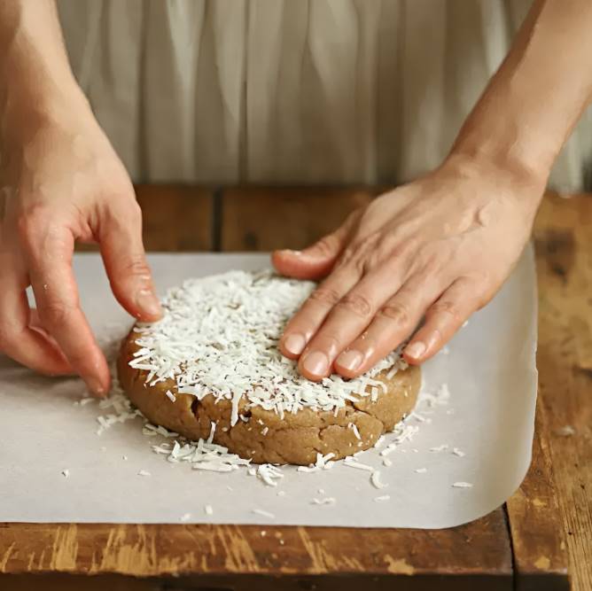 Mách bạn cách làm món bánh dừa nướng béo ngậy, thơm phức-5