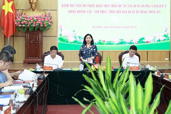 Tập trung hoàn thành công tác giải phóng mặt bằng Dự án đường Vành đai 1 trong năm 2023