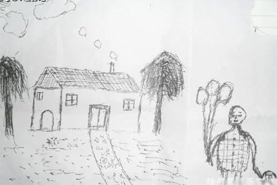 Nhìn ngôi nhà kỳ lạ do học sinh vẽ, cô giáo giật mình vội khuyên phụ huynh đưa con đi khám