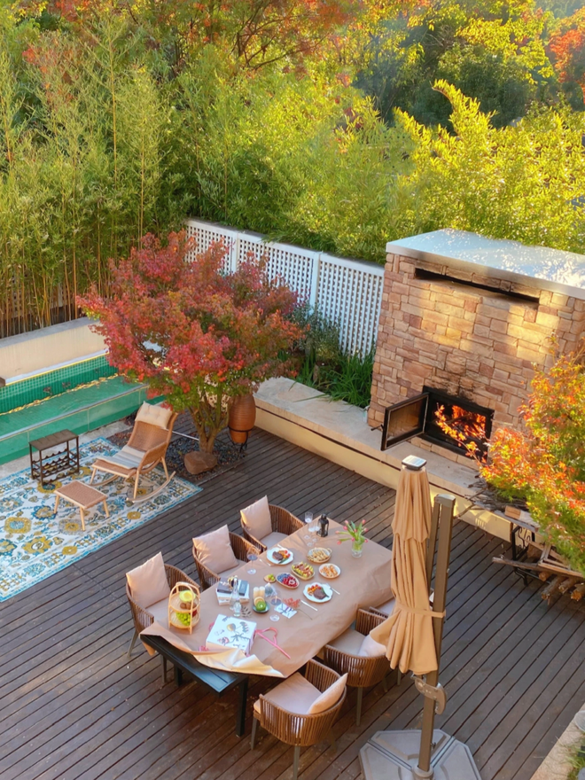 Biệt thự rộng 400m2, sân và bên hông nhà trồng đủ loại cây khiến chủ nhân nghĩ đang sống trong rừng-4