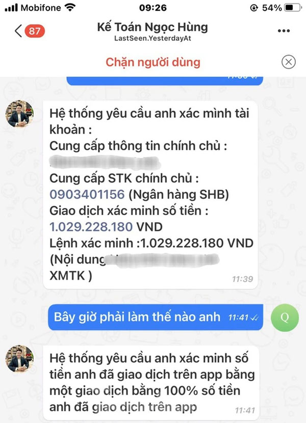 Muốn gặp gỡ tâm sự với gái trẻ, cụ ông sập bẫy lừa đảo, mất tiền tỷ-3