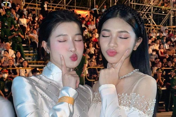 Á hậu Minh Kiên xuất hiện với diện mạo mới toanh cực bén, netizen dụi mắt 3 lần mới nhận ra-8