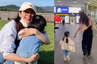 Con gái 3 tuổi nhà Choi Ji Woo gây chú ý khi đi chơi cùng mẹ
