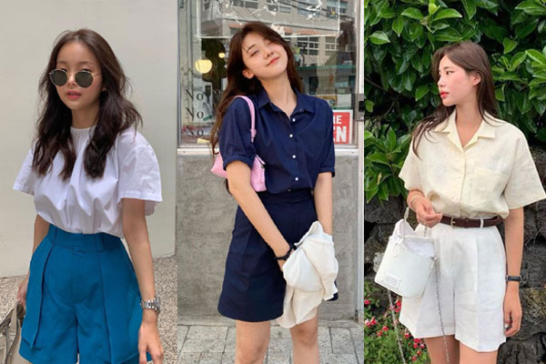 Tham khảo cách phối áo sơ mi và quần ống rộng đẹp-11