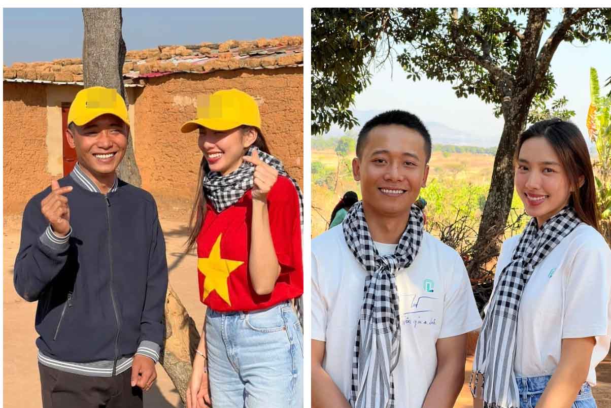 Quang Linh Vlogs cười ngại ngùng né ống kính, Thuỳ Tiên có thái độ lạ giữa tâm điểm chú ý-1