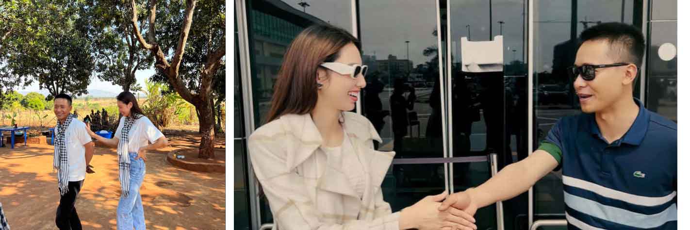 Quang Linh Vlogs cười ngại ngùng né ống kính, Thuỳ Tiên có thái độ lạ giữa tâm điểm chú ý-6