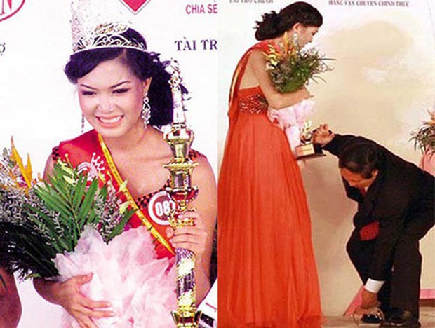 Hoa hậu Việt gặp sự cố trớ trêu và đánh rơi vương miện khi đăng quang giờ có cuộc sống ra sao?-1