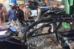 Xe tải tông 2 lần khiến ôtô của CLB HAGL gặp nạn, 3 người tử vong-3