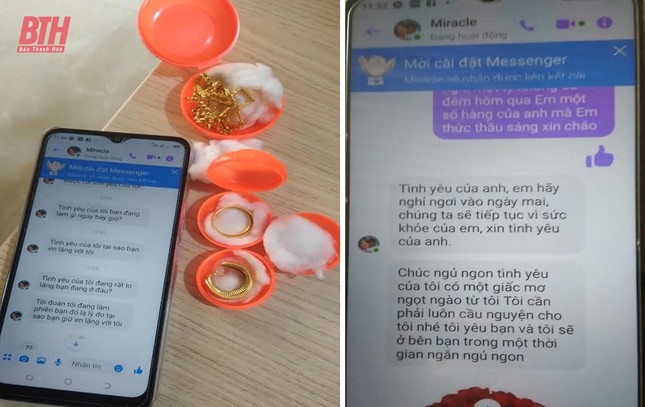 Người phụ nữ độc thân suýt mất lượng lớn vàng vì bẫy tình trên mạng-1