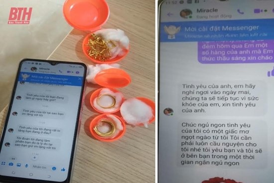 Người phụ nữ độc thân suýt mất lượng lớn vàng vì 'bẫy tình' trên mạng