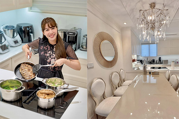 Chỉ thuật giấu dây diện, MC Diệp Chi nhân tiện flex luôn căn nhà sang rộng chẳng kém khách sạn 5 sao-9