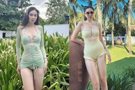 'MC xinh đẹp nhất VTV' ngày càng gợi cảm, chăm mặc bikini khoe dáng