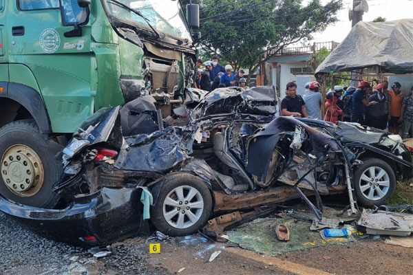 Vụ 3 người CLB Hoàng Anh Gia Lai tử vong, xe ben gây tai nạn chở quá tải-1