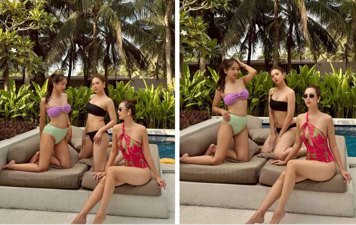 Hội bạn thân hồng nhan bạc tỷ” của Phanh Lee khoe dáng nuột nà với bikini-2