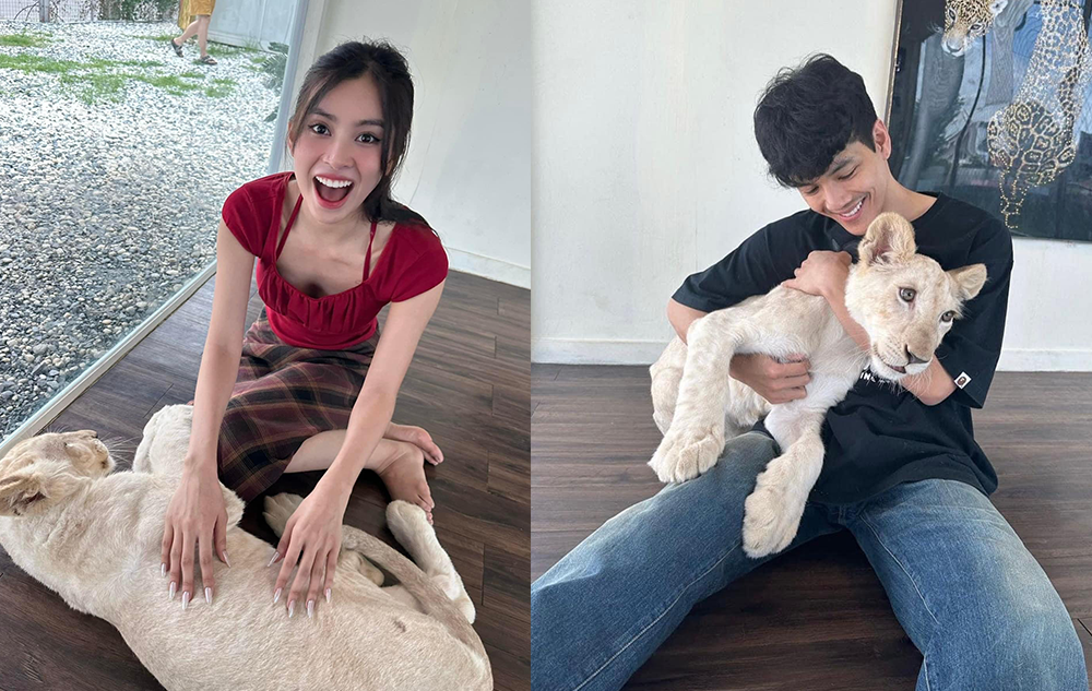 Tiểu Vy đón sinh nhật bên gia đình, visual mẹ và em trai gây chú ý-7