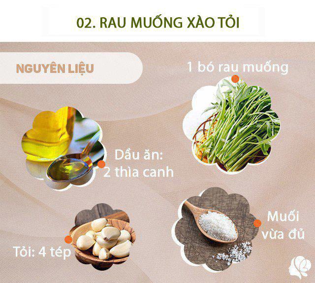 Thực đơn 4 món dễ chế biến, đi làm về muộn chỉ một lúc là xong-4