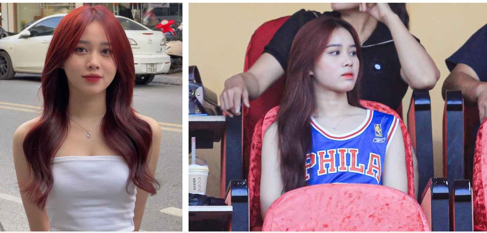 Nhan sắc trên mạng và ngoài đời của bạn gái Nhâm Mạnh Dũng-3