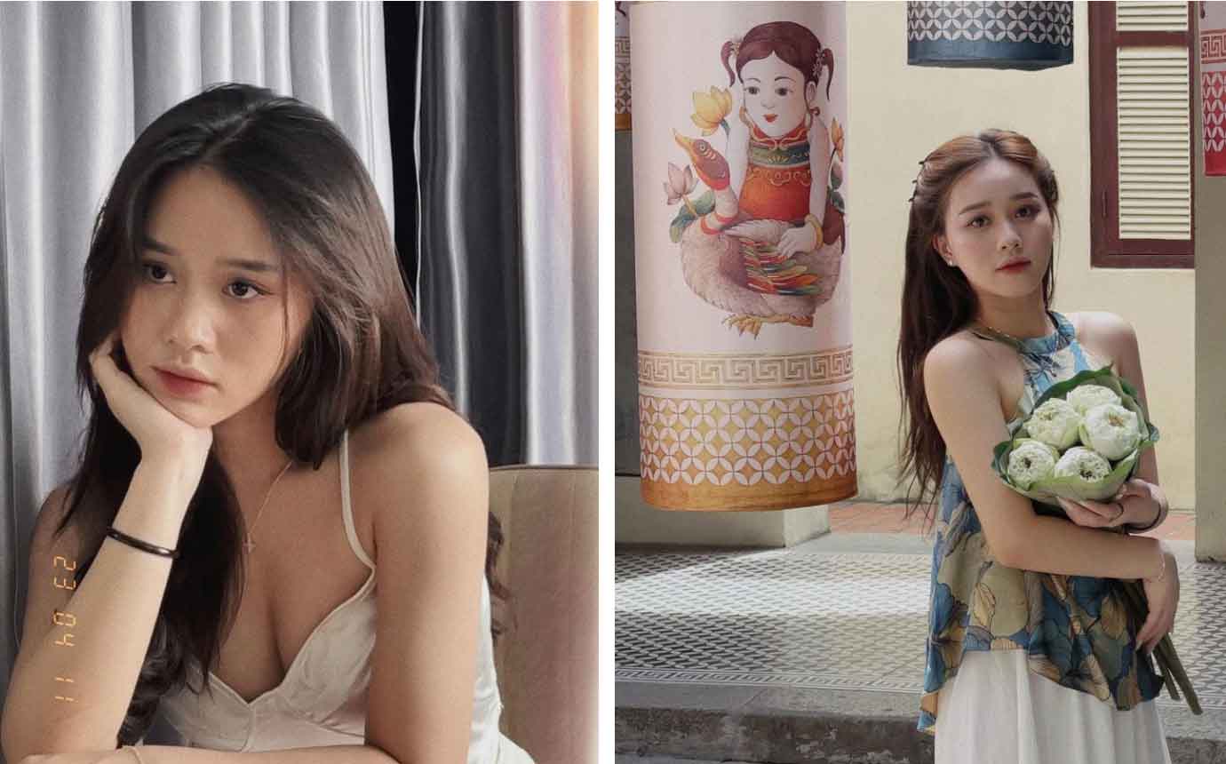 Nhan sắc trên mạng và ngoài đời của bạn gái Nhâm Mạnh Dũng-4