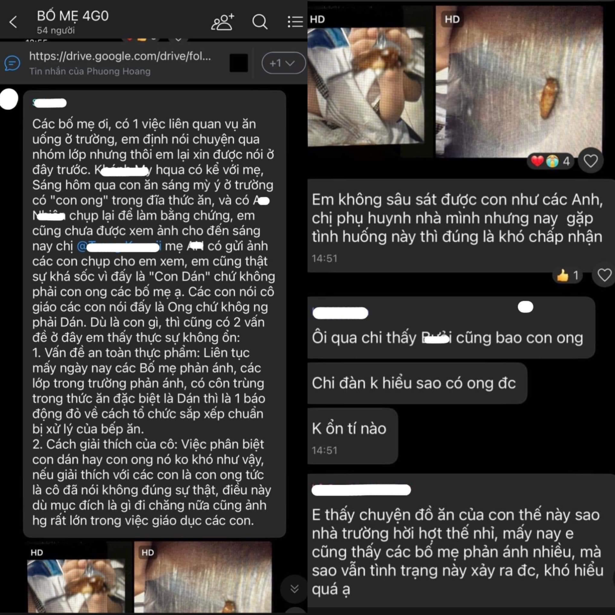 Trích xuất camera xác minh suất ăn trưa nghi có gián ở Trường Tiểu học - THCS Newton-2