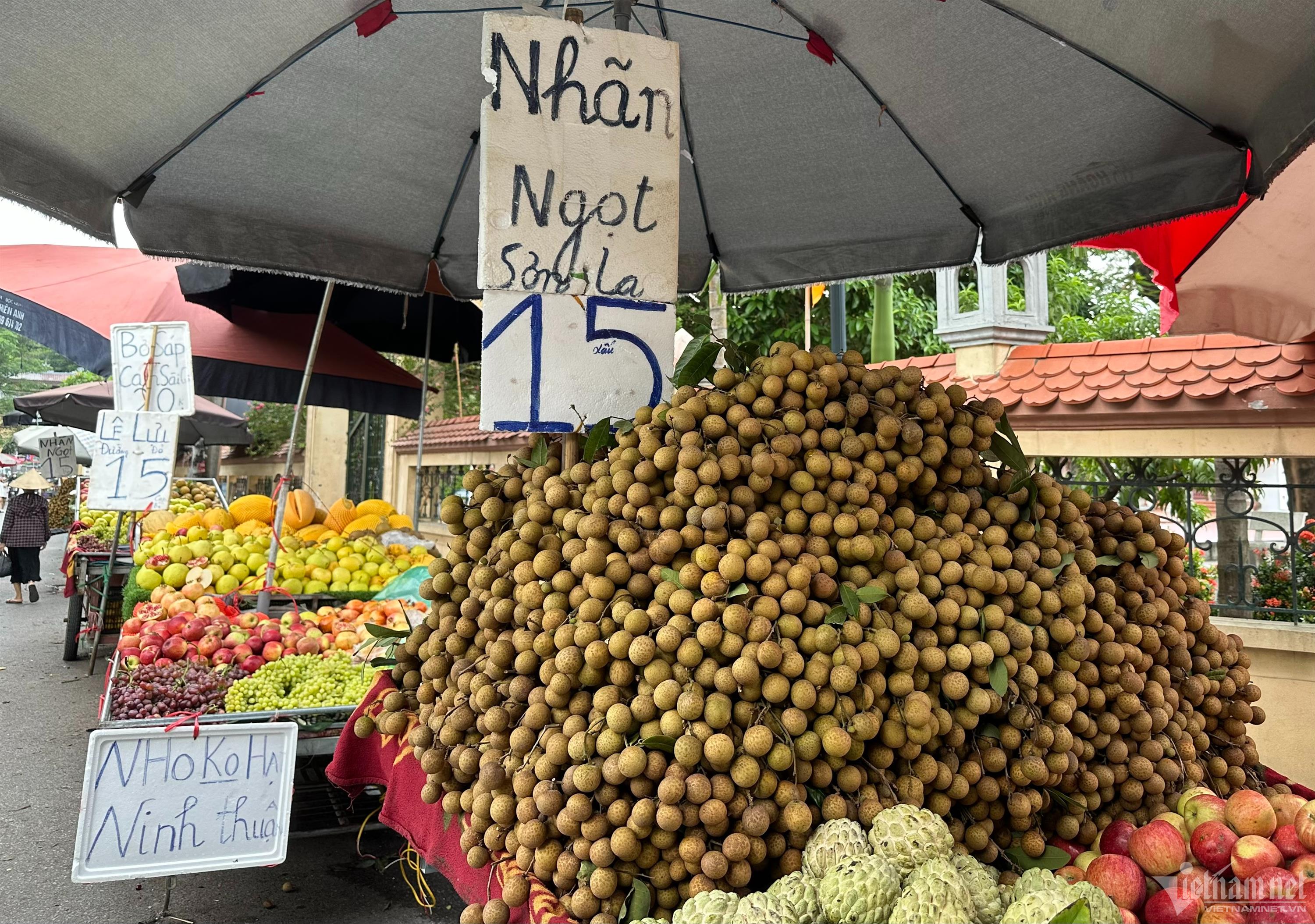 Rẻ hiếm thấy, nhãn được mùa giá rớt thảm-1