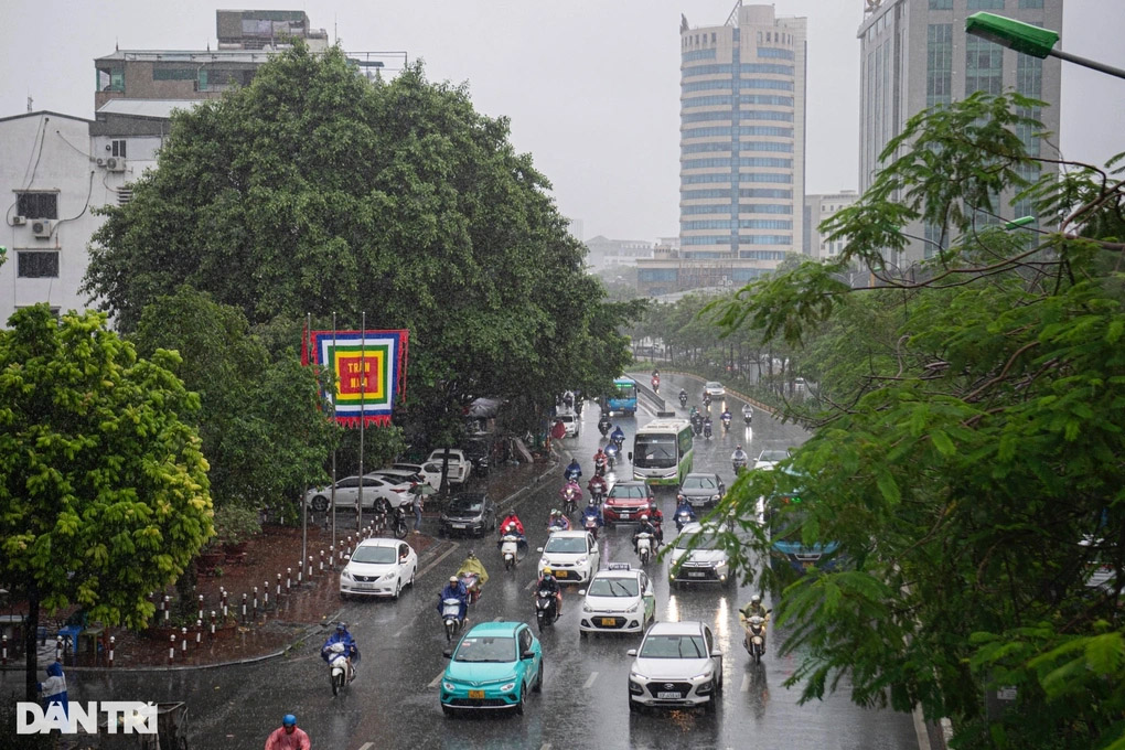 Miền Bắc mưa lớn trở lại từ chiều 23/8-1