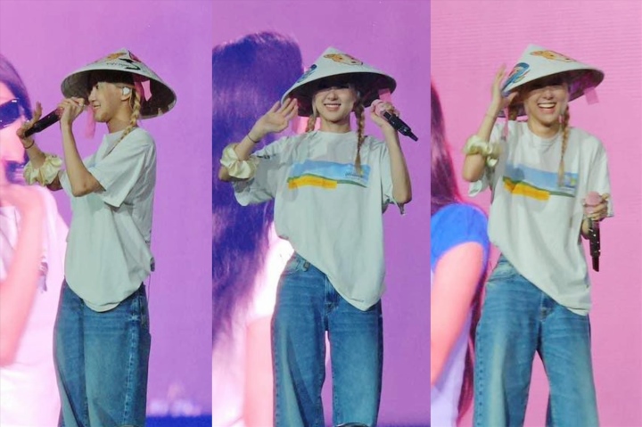 Jennie (BLACKPINK) thích thú đội nón lá See tình ở Mỹ-4