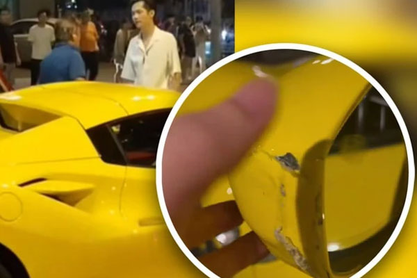 Ô tô Ferrari 14 tỷ bị tông trúng, tài xế có màn xử lý bất ngờ khiến ai cũng vỗ tay nể phục-2