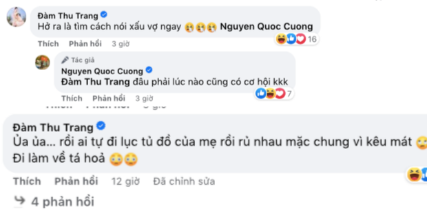 Subeo cao lớn phổng phao trong khung hình với Cường Đô La, ai dè Đàm Thu Trang lên tiếng phốt nóng điều này-3