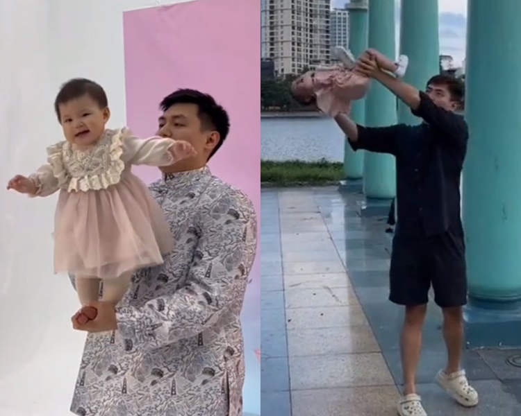 Ông xã Salim gây sốt mạng xã hội: Tổng tài tập đoàn may mặc lớn, về nhà sơ hở là có tiểu phẩm trêu vợ-3