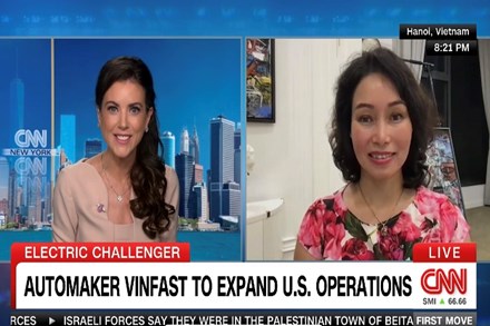 CEO VinFast lên sóng CNN nói về kế hoạch hậu niêm yết