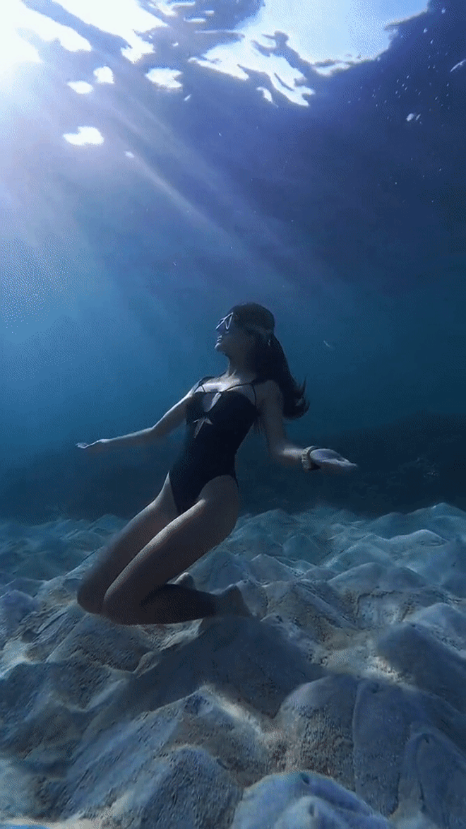 Danh tính nàng tiên cá” ở đảo Phú Quý: Lặn như đang múa, thấy muốn ra đảo liền-2