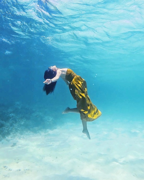 Danh tính nàng tiên cá” ở đảo Phú Quý: Lặn như đang múa, thấy muốn ra đảo liền-3