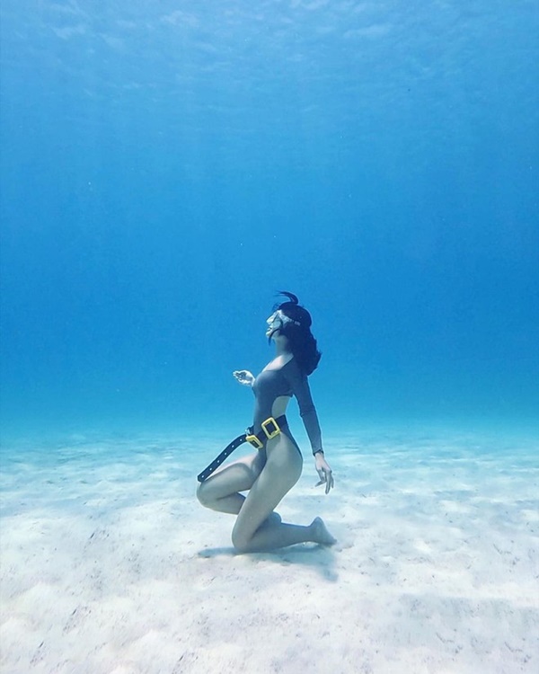 Danh tính nàng tiên cá” ở đảo Phú Quý: Lặn như đang múa, thấy muốn ra đảo liền-4