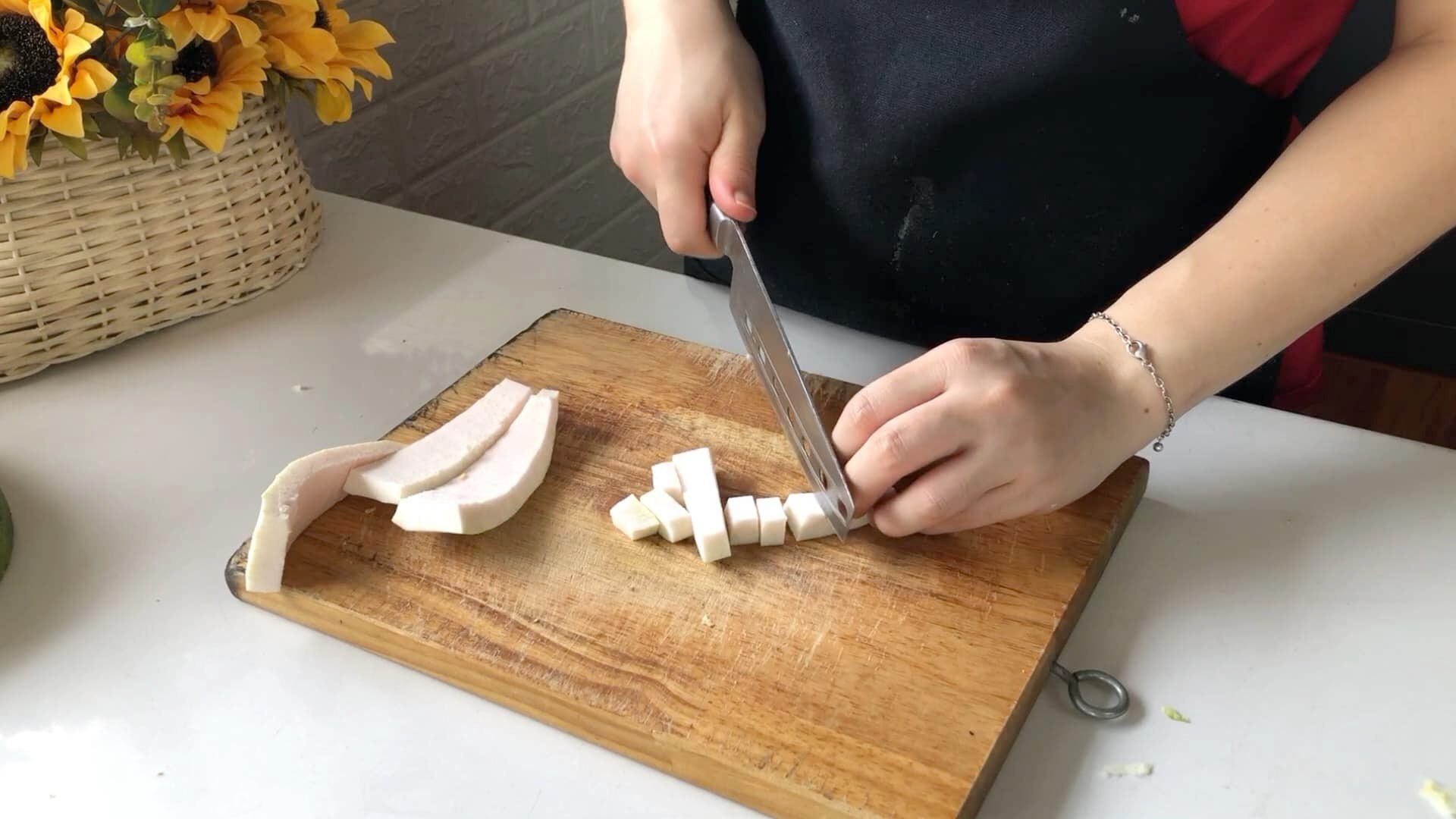 Học mẹ đảm Hà thành cách nấu chè bưởi cốm dừa cho mùa Vu Lan-5